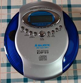 Lettore CD/MP3 portatile Majestic nuovo mai usato