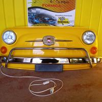 Musetto Fiat 500 giallo segnale