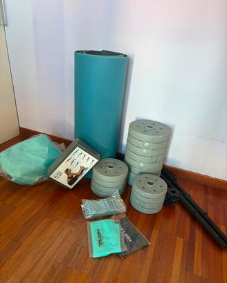set allenamento pesi