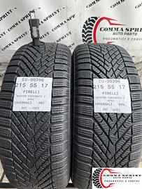 2 PNEUMATICI 215/55 R17 PIRELLI INVERNALI 80%