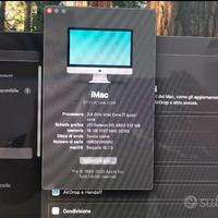 iMac 27  Apple pollici sequoia + windows 10