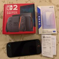 Console Nintendo switch 2 ITA + VETRO AR OBSIDIAN