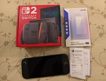 Console Nintendo switch 2 ITA + VETRO AR OBSIDIAN