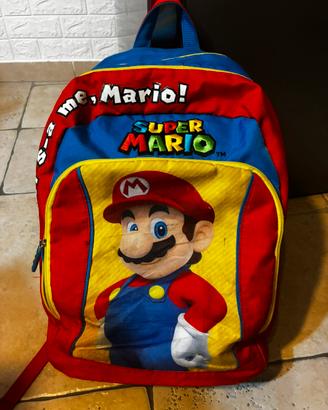 zaino e astuccio super mario