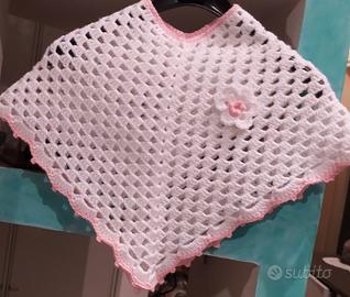 Completo Ponchetto + Cappellino in Lana