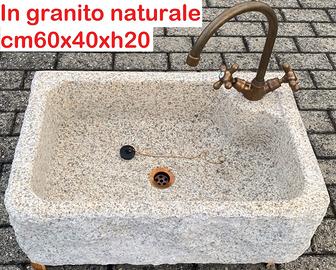 Lavello lavandino per cucina pietra granito 60 4