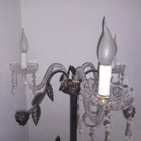 piantana in ferro battuto 