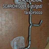 Terminale silenziato/diretto scarico golf 5 6 7 8