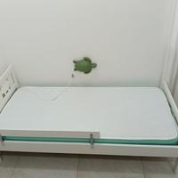 Lettino con rete e materasso