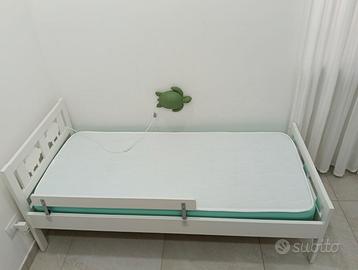 Lettino con rete e materasso