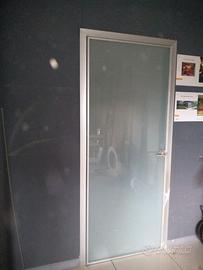 Porta ALBED in alluminio Vetro latte per uffici o.