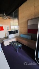 Composizione divano ad L per sala attesa - ufficio