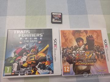 lotto 3 giochi nintendo DS-3DS pokemon, etc 