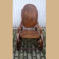 Dondolo thonet barocco epoca 800
