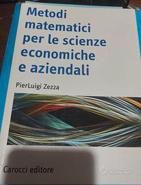 Metodi matematici per le scienze economiche 