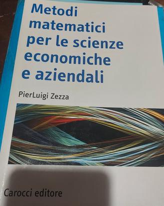 Metodi matematici per le scienze economiche 