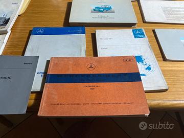 Ampia collezione libretti tecnici, vetture d’epoca