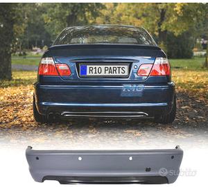 PARAURTI POSTERIORE BMW E46 COUPE 98-06 LOOK M PDC