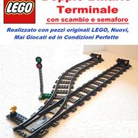 LEGO Train - Doppio Binario Terminale - NUOVO