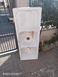 LAVANDINO CERAMICA DUE VASCHE