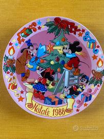 Piatto vintage  Disney Natale 1988