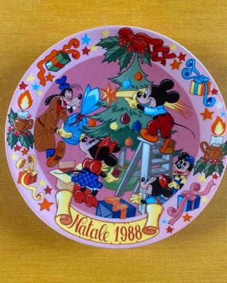 Piatto vintage  Disney Natale 1988