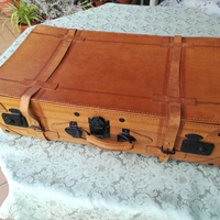 Baule vintage di pelle