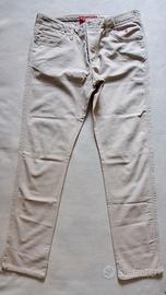 Jaggy McQueen Pantaloni uomo beige in cotone Tagli