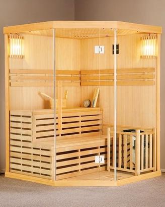 Sauna Finlandese Angolare NUOVA 150x150 cm