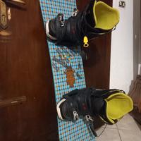 snowboard con scarponi burton 45