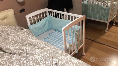 Lettino co-sleeping Polini in legno bianco