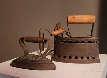 set 3 ferri da stiro primi del novecento