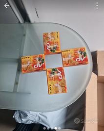 Mini videocassette Sony nuove sigillate