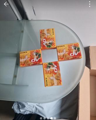 Mini videocassette Sony nuove sigillate