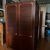 Armadio vintage in ciliegio, Stile Marina