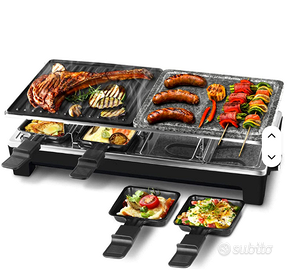 RACLETTE - GOURMETTE GRIGLIA  8 POSTI