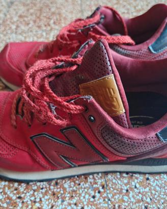 Scarpe New balance pelle 74 encap n. 42 rosse
