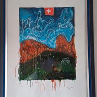 Mario Schifano serigrafia