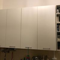 2 Pensili cucina bianchi 80x37x100