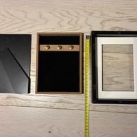 Cornice cassaforte legno nero