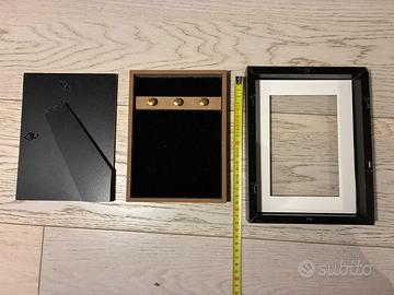 Cornice cassaforte legno nero