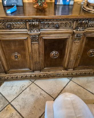 credenza rinascimento 1930 restaurata