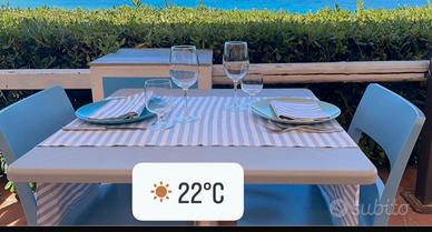 Sedie e tavoli da esterno