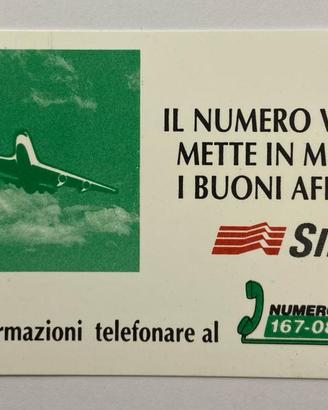 Scheda telefonica "Il numero verde mette in..."