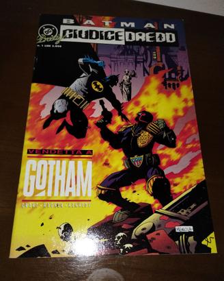 Batman Giudice Dredd Vendetta a Gotham DC Prestige