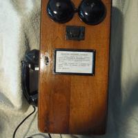 Telefono i legno ex FERROVIE DELLO STATO