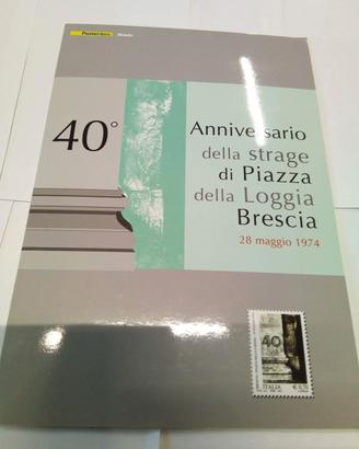Folder Strage Piazza della Loggia Brescia 