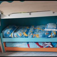   Struttura  letto a castello 3 posti letto 