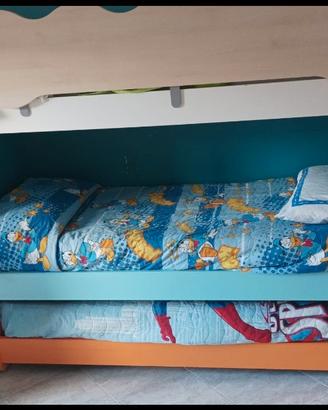   Struttura  letto a castello 3 posti letto 