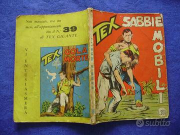TEX numero 38 SPILLATO "Sabbie Mobili" 1 edizione